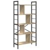 vidaXL Estante de libros 9 niveles 75 x 30 x 156 cm Roble Sonoma