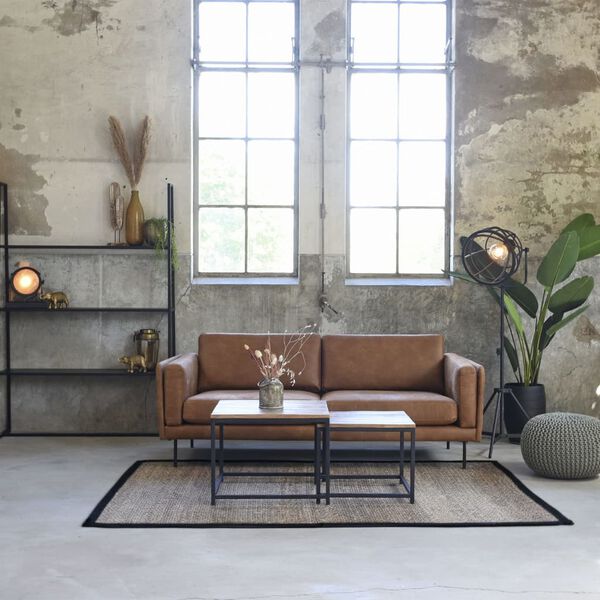 LABEL51 Estante de almacenamiento Fence 125x35x185 cm