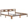 vidaXL Estructura de cama sin colch&oacute;n madera maciza 200x200 cm