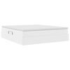 vidaXL Cama con almacenamiento y colch&oacute;n 160 x 200 cm Cuero sint&eacute;tico
