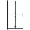 vidaXL Mampara de ducha plegable vidrio ESG transparente 70x190 cm