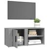 vidaXL Mueble TV 2 uds madera contrachapada gris Sonoma 80x31,5x36 cm