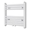 vidaXL Radiador toallero 480 x 480 mm conector lateral y central