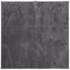 vidaXL Alfombra de pelo corto suave lavable HUARTE antracita 240x240cm