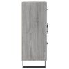 vidaXL Aparador de madera de ingenier&iacute;a gris Sonoma 69,5x34x90 cm