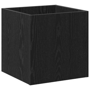 vidaXL Caja de Macetas Roble Negro 40 x 38.5 x 40 cm