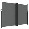 vidaXL Toldo lateral retr&aacute;ctil gris antracita 180x600 cm