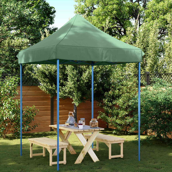 vidaXL Carpa de Fiesta Verde 200 x 200 x 306 cm Tela Oxford