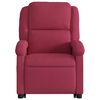 vidaXL Sill&oacute;n de masaje reclinable elevable terciopelo rojo tinto