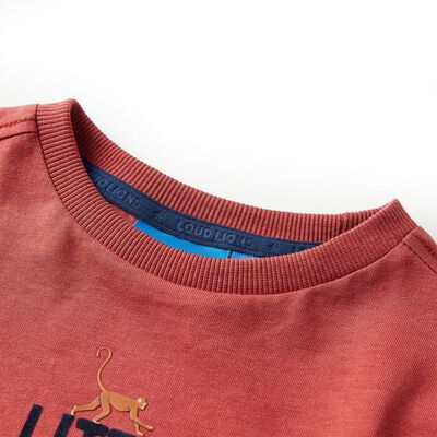 Camiseta infantil de manga larga rojo 92