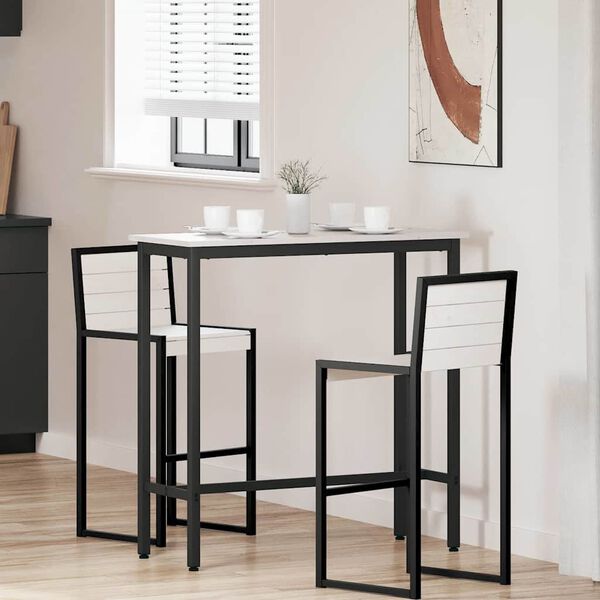 vidaXL Mesa 100 x 40 x 101 cm Madera Ingenierizada y Acero