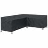 vidaXL Funda para muebles 260 x 210 x 80 cm Tela Oxford 420D Forma L