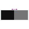vidaXL Toldo lateral retráctil para patio negro 220x600 cm