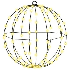 vidaXL Bola Blanco c&aacute;lido 40 x 40 x 42 cm Metal 120 LED