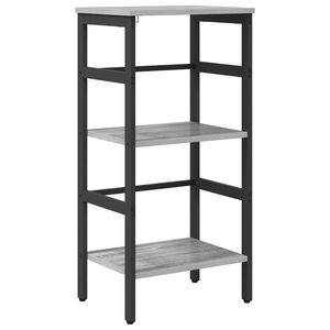 vidaXL Estante de libros Gris Sonoma 40 x 29,5 x 81 cm