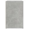 vidaXL Mueble zapatero madera contrachapada gris hormigón 130x35x54 cm