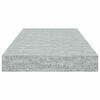 vidaXL Estantes flotantes pared 2 uds MDF gris hormig&oacute;n 50x23x3,8 cm