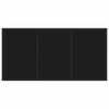 vidaXL Conjunto de Comedor de Jard&iacute;n 5 pcs Negro rat&aacute;n sint&eacute;tico
