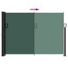 vidaXL Toldo lateral retr&aacute;ctil verde oscuro 140x500 cm