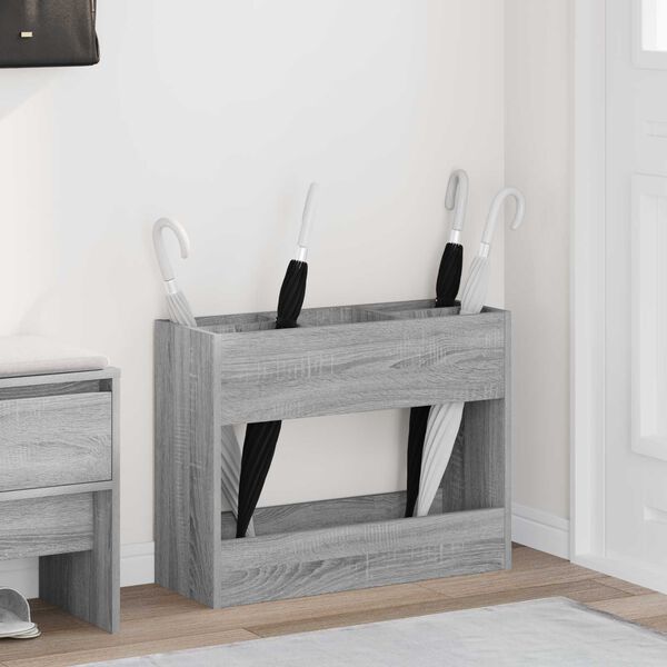 vidaXL Soporte de Sombrilla Gris Sonoma 65 x 24 x 50 cm