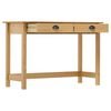 vidaXL Mesa consola Hill con 2 cajones madera pino 110x45x74 cm