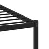 vidaXL Estructura de cama sin colch&oacute;n metal roble Sonoma 135x190 cm