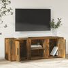 vidaXL Mueble de TV madera contrachapada roble ahumado 100x31,5x35 cm