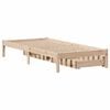 vidaXL Estructura de cama sin colch&oacute;n madera maciza pino 75x190 cm