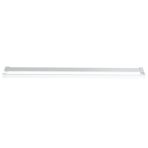 vidaXL Estante para pared de ducha aluminio cromado 80 cm