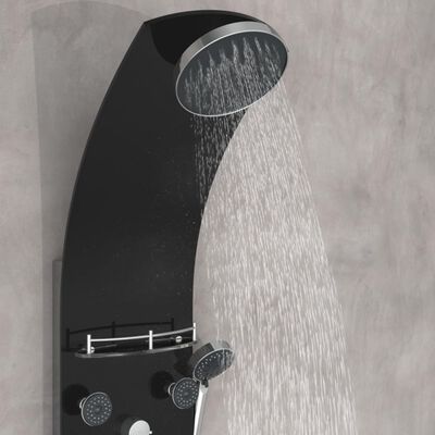 EISL Panel de ducha con grifo monomando KARIBIK negro