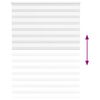 vidaXL Estor cebra blanco 155x230 cm tejido ancho 150,9 cm poli&eacute;ster