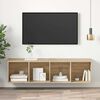 vidaXL Mueble TV pared contrachapada color roble Sonoma 37x37x142,5 cm