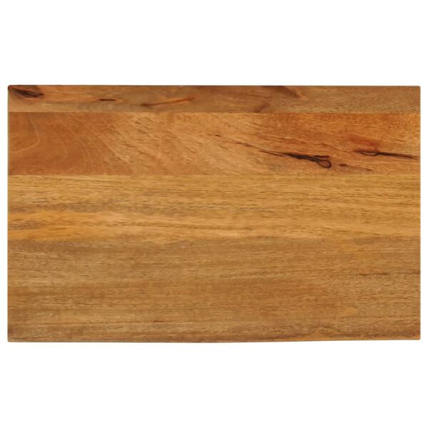 vidaXL Tablero de mesa borde natural madera maciza mango 40x30x3,8 cm
