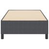vidaXL Cama tipo Box Spring Gris oscuro 90 x 200 cm Terciopelo