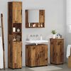 vidaXL Juego de muebles de ba&ntilde;o con caj&oacute;n 4 pcs Madera Vieja