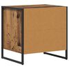 vidaXL Mesa de Noche con caj&oacute;n Madera Vieja 50 x 39,5 x 50 cm
