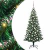 vidaXL &Aacute;rbol de Navidad Artificial Preiluminado Verde 180 cm