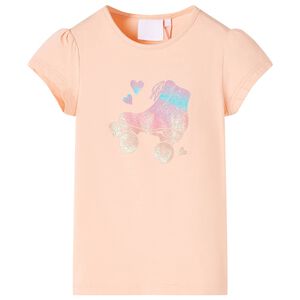 Camiseta infantil naranja claro 104