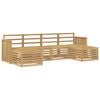 vidaXL Conjunto de sof&aacute;s de exterior 6 uds. Blanco