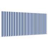 vidaXL Toldo Retr&aacute;ctil Manual Azul y 350 x 250 cm Poli&eacute;ster y Aluminio