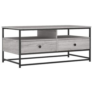 vidaXL Mesa de centro madera de ingenier&iacute;a gris Sonoma 100x51x45 cm