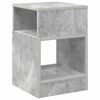 vidaXL Mesa Auxiliar 2 pcs Gris Concreto 30,5 x 30 x 45 cm