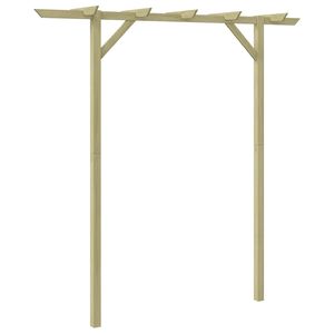 vidaXL P&eacute;rgola de jard&iacute;n de madera 205x40x203 cm
