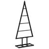 vidaXL &Aacute;rbol de Navidad de metal KUOPIO 60 cm Metal Negro