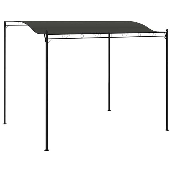 vidaXL Toldo parasol gris antracita 3x2,4 cm