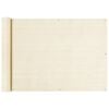 vidaXL Toldo para balc&oacute;n HDPE crema 75x400 cm