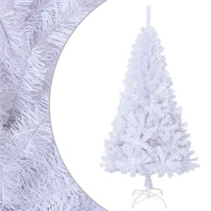 vidaXL &Aacute;rbol de Navidad artificial con ramas gruesas PVC blanco 150 cm