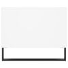 vidaXL Mesa de centro madera contrachapada blanco 90x50x40 cm