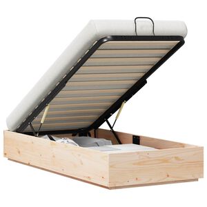 vidaXL Estructura de Cama Ottoman con Almacenamiento Natural