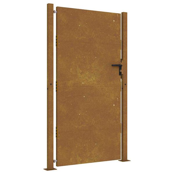 vidaXL Puerta de jard&iacute;n 100x175 cm de acero corten